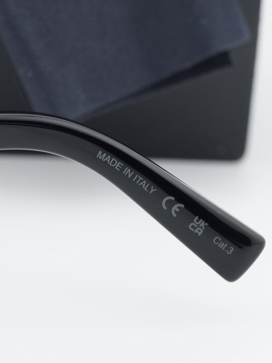 Saint Laurent SL611 001 Rectangle Sunglasses - Black / Grey main image 8